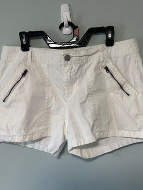 FADED GLORY White Summer Shorts Women’s LARGE
